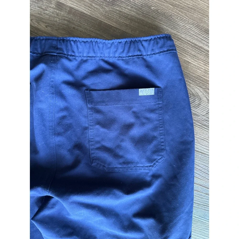 Figs Scrub Pants Technical Collection Navy Blue Cargo Mens Small Nursing